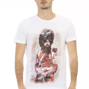 Trussardi Action White Cotton Men T-Shirt