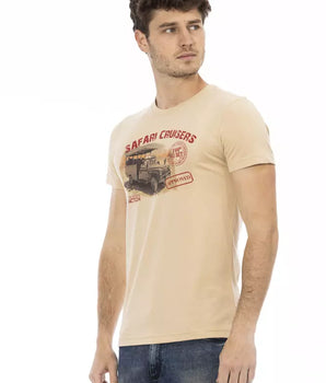 Camiseta Trussardi Action Algodón Beige Hombre