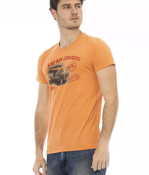 Trussardi Action Orange Cotton Men's T-Shirt