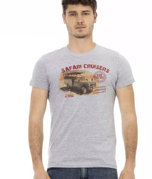 Camiseta Trussardi Action Gris Algodón Hombre