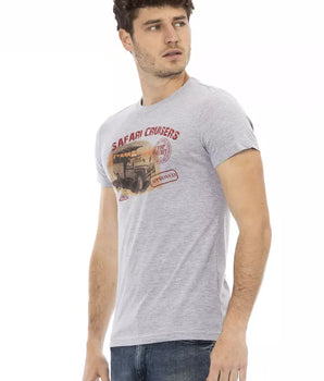 Camiseta Trussardi Action Gris Algodón Hombre