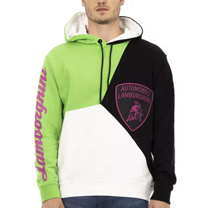 Automobili Lamborghini White Cotton Men Sweater