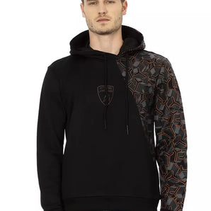 Automobili Lamborghini Black Cotton Men's Hoodie