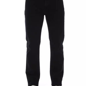 Baldinini Trend Black Cotton Men Jeans