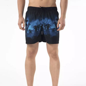 Just Cavalli Black Polyester Men Swimwear Short