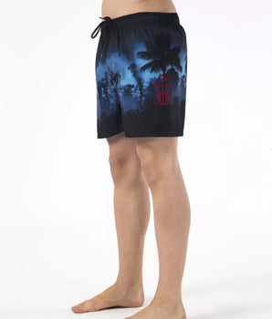 Just Cavalli Black Polyester Men Swim Short