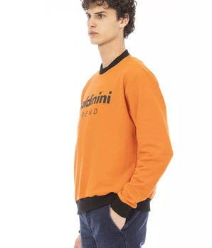 Baldinini Trend Orange Cotton Men Sweater
