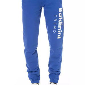 Baldinini Trend Elegant Fleece Sport Pants - Lace-Up &amp; Logo Detail