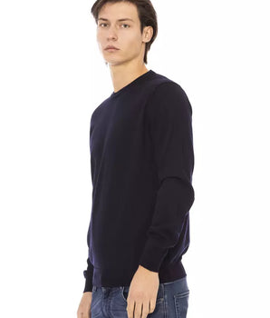 Jersey Baldinini Trend de tejido azul para hombre