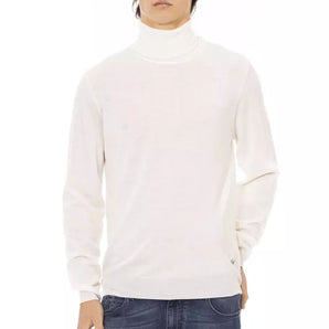 Baldinini Trend White Fabric Men Sweater