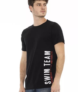 Bikkembergs Black Cotton Men T-Shirt