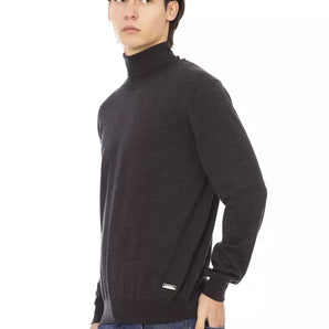 Baldinini Trend Brown Fabric Men Sweater