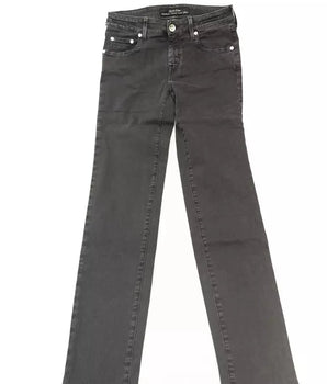 Jacob Cohen Black Cotton Women Jeans Jacob Cohen 