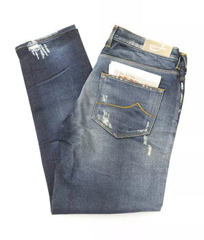 Jacob Cohen Blue Cotton Women Jeans Jacob Cohen 