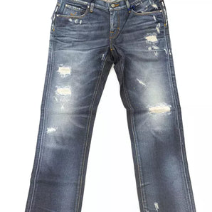 Jacob Cohen Elegantes jeans de pierna recta con elegantes rasgaduras