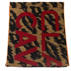 Cavalli Class Brown Wool Men Scarf