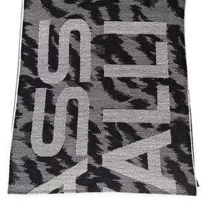 Cavalli Class Gray Wool Men Scarf