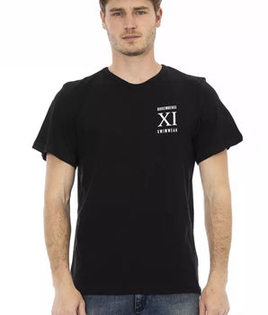 Bikkembergs Black Cotton Men's T-Shirt