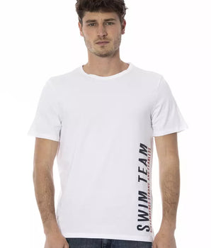 Bikkembergs White Cotton Men T-Shirt
