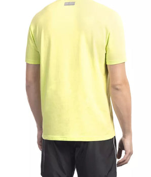 Bikkembergs Yellow Cotton Men T-Shirt
