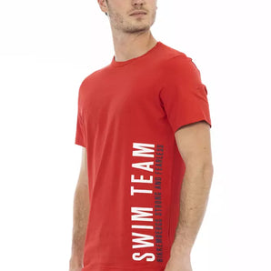 Bikkembergs Red Cotton Men's T-Shirt