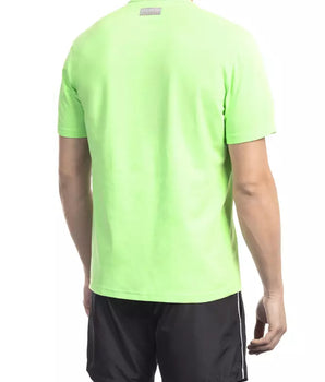 Bikkembergs Green Cotton Men T-Shirt