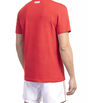 Bikkembergs Red Cotton Men T-Shirt