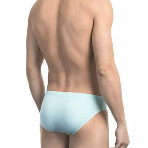 Bikkembergs Chic Light Blue Side Print Speedo