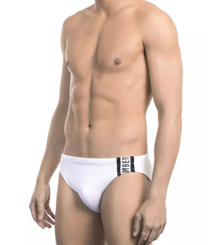 Bikkembergs White Polyamide Men's Swimwear