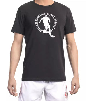 Bikkembergs Black Cotton Men T-Shirt
