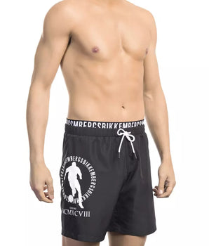 Bikkembergs Black Polyester Swimwear