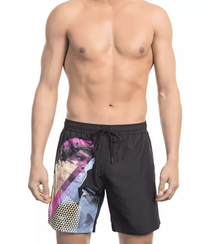 Bikkembergs Black Polyester Men's Swim Short
