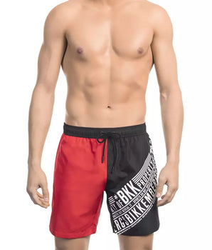 Bikkembergs Red Polyester Men's Swim Short