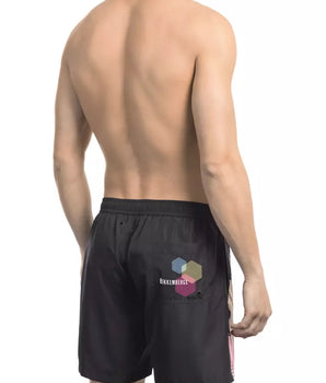 Bikkembergs Black Polyester Men's Swim Short