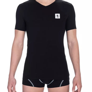 Bikkembergs Black Cotton Men T-Shirt