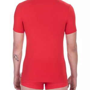 Bikkembergs Red Cotton Men's T-Shirt