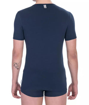 Bikkembergs Blue Cotton Men's T-Shirt