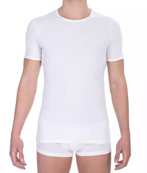 Bikkembergs White Cotton Men's T-Shirt