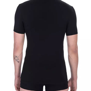 Bikkembergs Black Cotton Men T-Shirt