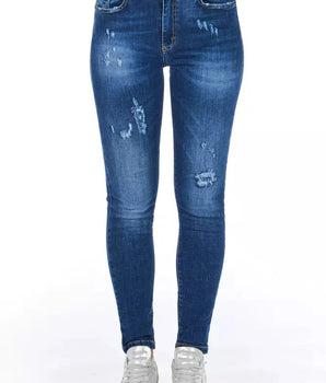 Frankie Morello Blue Denim Women's Jeans Frankie Morello 