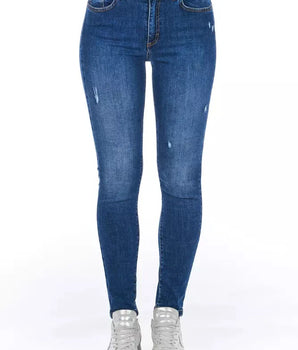Frankie Morello Blue Denim Women Jeans Frankie Morello 