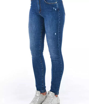 Frankie Morello Blue Denim Women Jeans Frankie Morello 
