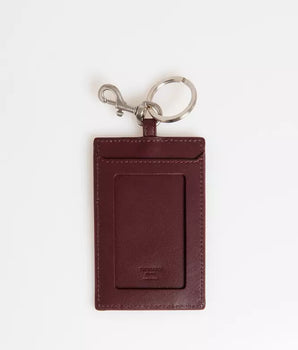 Trussardi Brown Leather Men Badge Holder