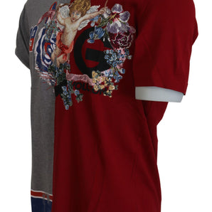 Dolce & Gabbana Floral Angels Crew Neck T-Shirt