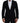 Dolce & Gabbana Black Wool Crown Slim Fit Jacket Blazer