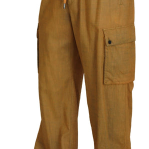 Dolce &amp; Gabbana Elegant Italian Linen Trousers