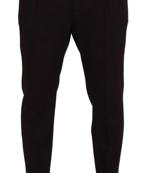 Dolce & Gabbana Brown Cotton Chino Men Pants