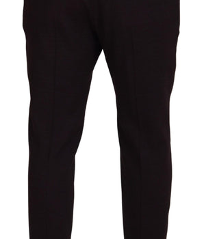 Dolce & Gabbana Brown Cotton Chino Men Pants