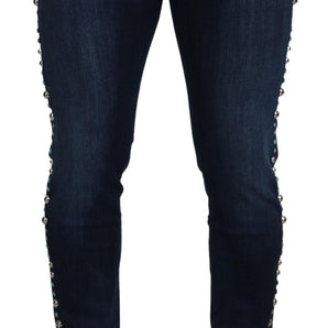 Dolce &amp; Gabbana Studded Opulence Denim Jeans