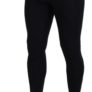 Dolce &amp; Gabbana Sleek Black Designer Pants